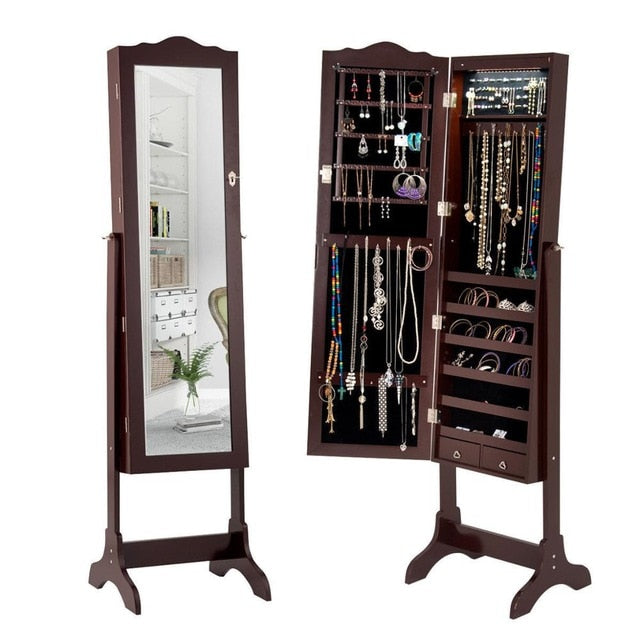 Mirror - Mirrored Jewelry Cabinet