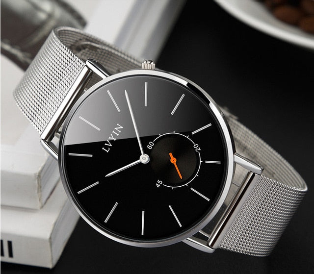 Watch - Men's Thin Quartz Wristwatches