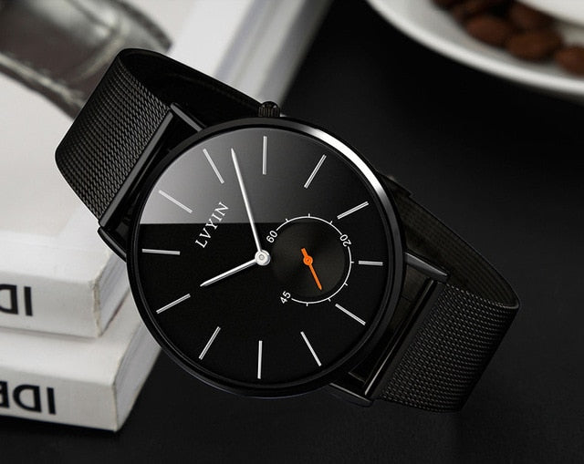 Watch - Men's Thin Quartz Wristwatches