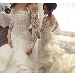 Lace Mermaid Wedding Dress