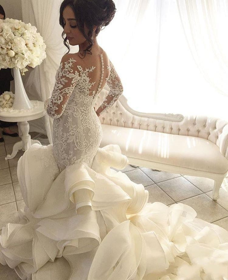 Lace Mermaid Wedding Dress