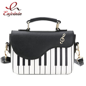 Cute Piano Pattern Fashion Purse