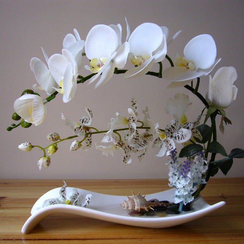 Butterfly Orchid Artificial Flowers Set