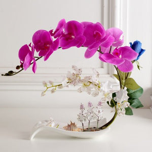 Butterfly Orchid Artificial Flowers Set