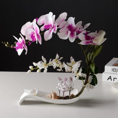 Butterfly Orchid Artificial Flowers Set