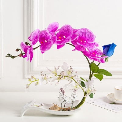 Butterfly Orchid Artificial Flowers Set