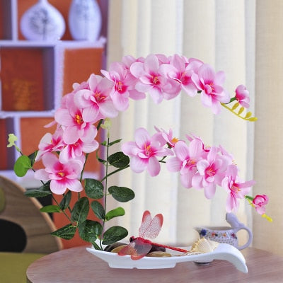 Butterfly Orchid Artificial Flowers Set