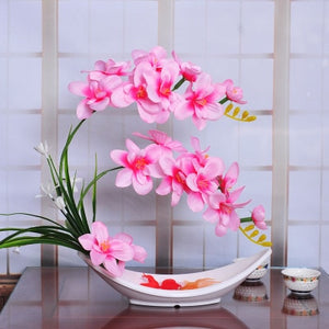 Butterfly Orchid Artificial Flowers Set