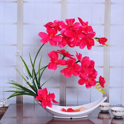 Butterfly Orchid Artificial Flowers Set