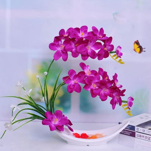 Butterfly Orchid Artificial Flowers Set