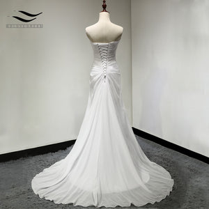 Dress - A Line Chiffon Beach Wedding Dress