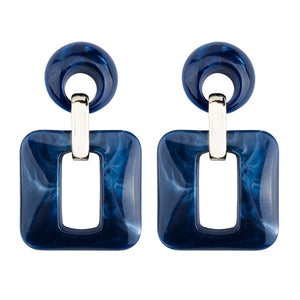 Earrings - New Square Acrylic Drop Earrings For Ladies