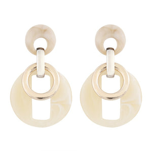 Earrings - New Square Acrylic Drop Earrings For Ladies