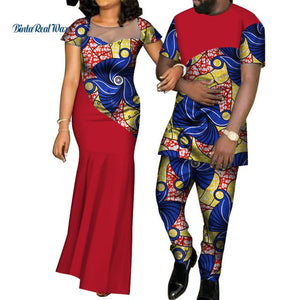 African Dresses for Women and Shirt/ Pant for Men