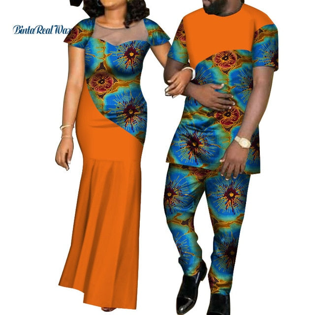 African Dresses for Women and Shirt/ Pant for Men