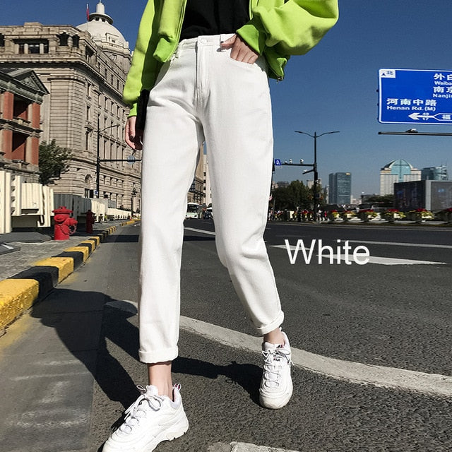 Jeans - 100% cotton White Jeans for Women