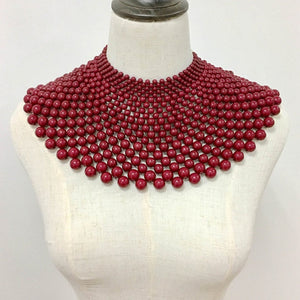 Necklace - Handmade Beaded Statement Necklaces