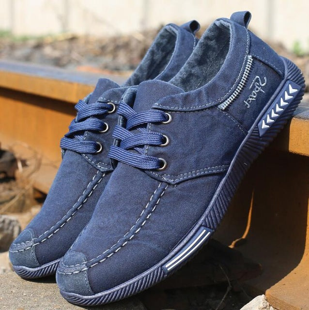 Shoes - Fashion Denim Men Canvas Shoes