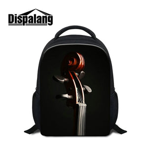 Violin Printed Kids School Bags Music