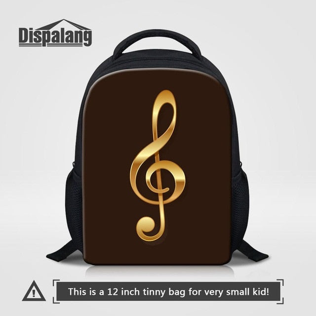 Violin Printed Kids School Bags Music