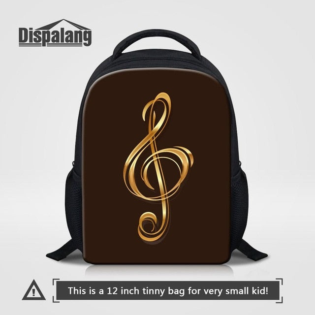 Violin Printed Kids School Bags Music