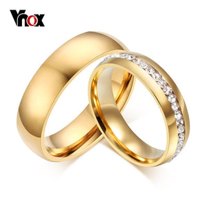 Ring - Personalized Gold-Color Wedding Bands