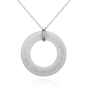 Necklace - Silver Color Jewelry Elegant Charms