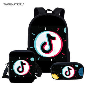 Two Hearts Girl School Bags