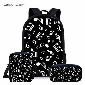 Two Hearts Girl School Bags