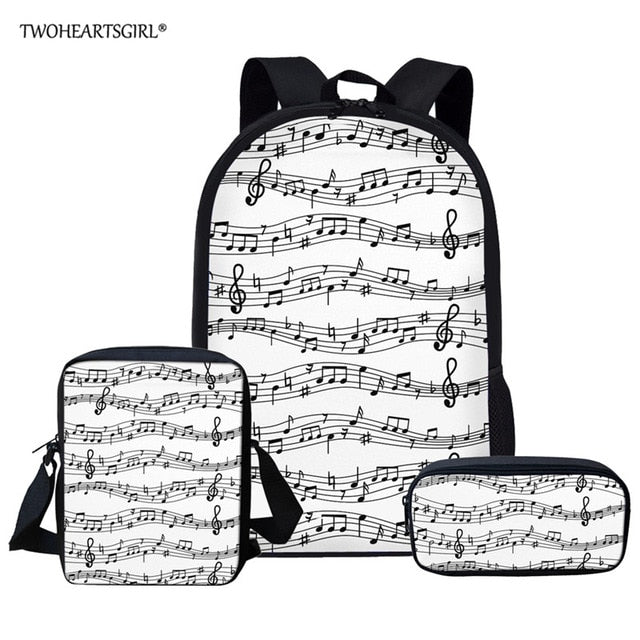 Two Hearts Girl School Bags