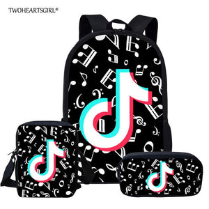 Two Hearts Girl School Bags