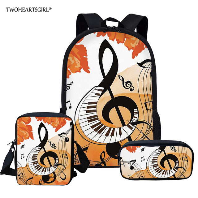 Two Hearts Girl School Bags