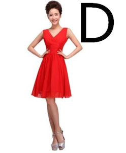 Red Styles Short and Long Elegant Bridesmaid