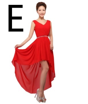 Red Styles Short and Long Elegant Bridesmaid