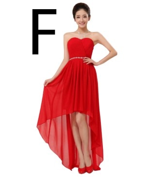 Red Styles Short and Long Elegant Bridesmaid