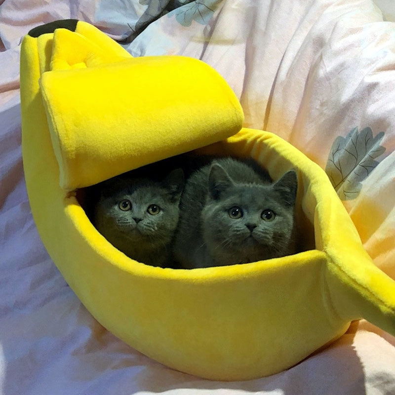 Cat Bed - Pet Cat Banana Bed Dog House (Pets not for Sale)