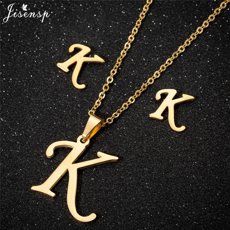 Necklace - Letter Pendant Personalized A-Z