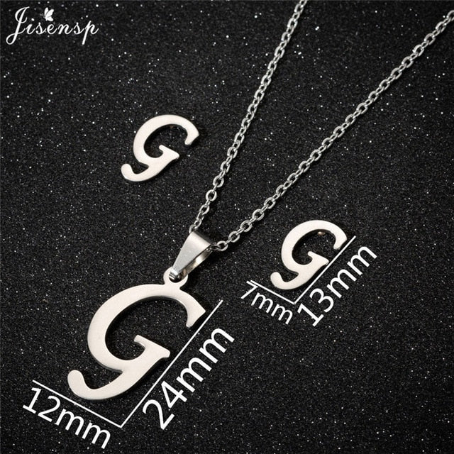 Necklace - Letter Pendant Personalized A-Z