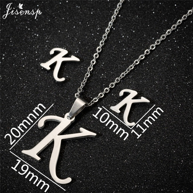 Necklace - Letter Pendant Personalized A-Z