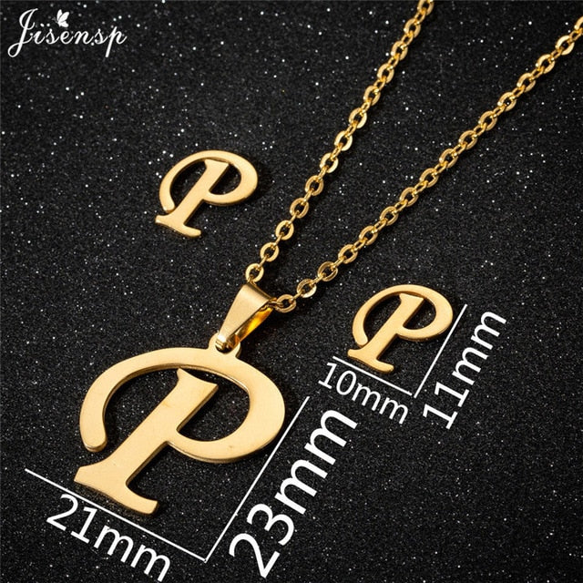 Necklace - Letter Pendant Personalized A-Z