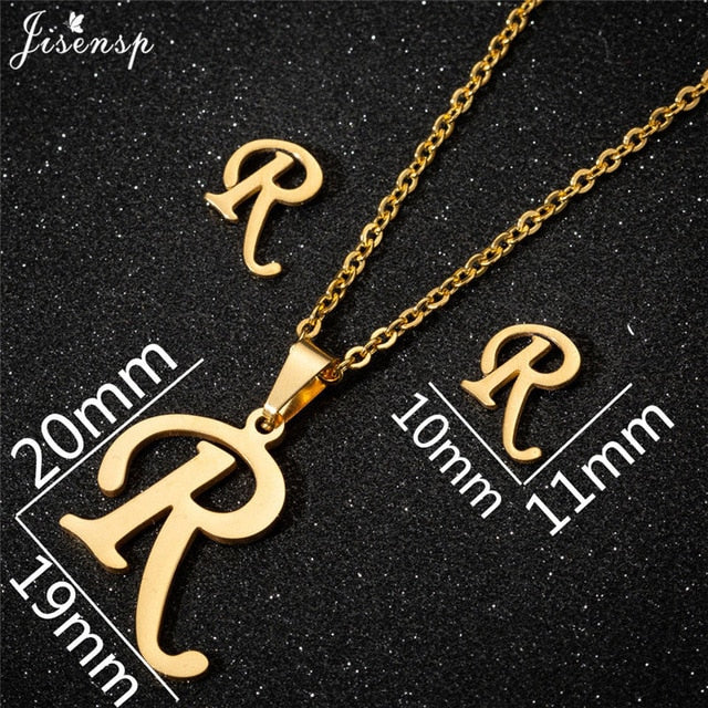 Necklace - Letter Pendant Personalized A-Z