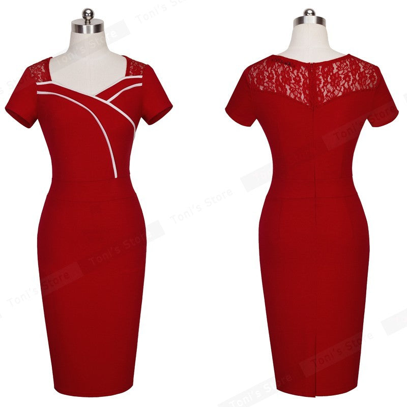 Sweet  Heart Pencil Dress