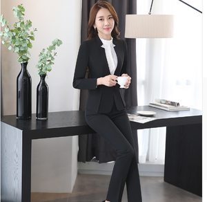 Gray Pant Suits 2 piece