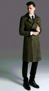 Fall/Winter Long Suede Trench for a Man